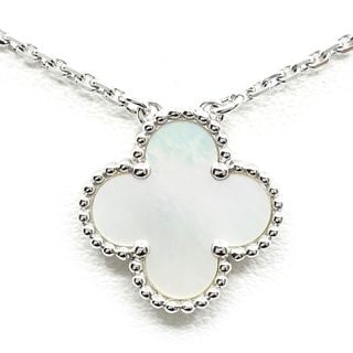 �ڱɡۡ�VAN CLEEF&ARPELS�ۥ����󥯥꡼��&�����ڥ� K18WG ������ơ�������ϥ�֥� �ͥå��쥹 MOP ��ĳ�� 750WG VCARF48700 ���奨�꡼����š�
