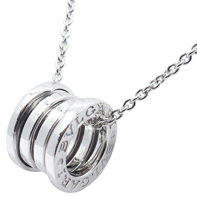��̾��ۡ�BVLGARI�ۥ֥륬�� �ͥå��쥹 B-ZERO1 �ӡ�������� ��40cm �֥��ɥ��奨�꡼ 750WG �ۥ磻�ȥ������ ��12.2g ���������꡼ ���ΤΤߡڻž夲�ѡۡ���š�