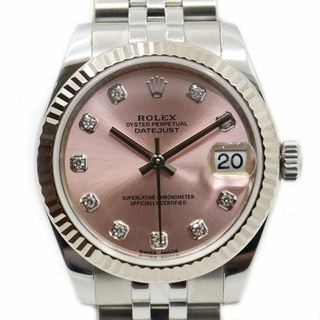 �ڱɡۡ�ROLEX�ۥ���å��� �ǥ��ȥ��㥹��31 178274G �ԥ� 10P������ �ӻ��� SS WG ����ӥ꡼�֥쥹 �ۥ磻�ȥ������ ����� ��ư���� ��󥺡���š�
