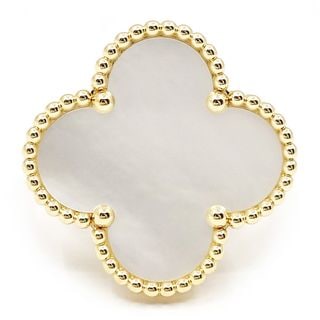 �ڱɡۡ�VAN CLEEF��ARPELS�ۥ����󥯥꡼�ա������ڥ� K18YG �ޥ��å�����ϥ�֥� MOP ��ĳ�� ��� ���� VCARF78900 750YG ��ǥ������ڻž夲�ѡۡ���š�