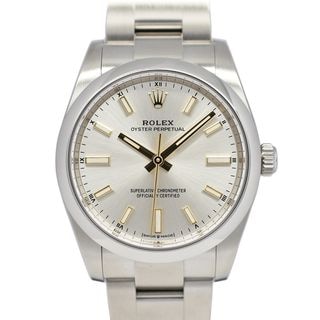 ��̾�Ų��ۡ�ROLEX�ۥ���å��� �����������ѡ��ڥ��奢�� 34 124200 ������ ����С� SS ��ư���� ��� �ݾڽ��դ� 2021ǯ����š�