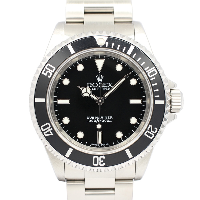 ��̾�Ų��ۡ�ROLEX�ۥ���å��� ���֥ޥ꡼�� �Υ�ǥ��� 14060M Y�� �֥�å� SS ��ư���� ��� �ݾڽ��դ� 2003ǯ����š�