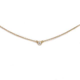 ��ŷ��ۡ�TIFFANY�ۥƥ��ե��ˡ� �Х����䡼�� �ڥ����� �ͥå��쥹 ������ ��������������� K18YG ���륵�ڥ�åƥ���ǥ����� Ȣ����š�