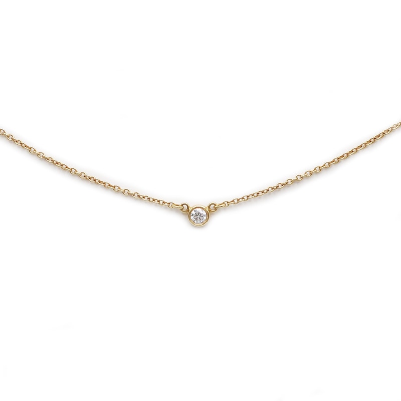 ��ŷ��ۡ�TIFFANY�ۥƥ��ե��ˡ� �Х����䡼�� �ڥ����� �ͥå��쥹 ������ ��������������� K18YG ���륵�ڥ�åƥ���ǥ����� Ȣ����š�
