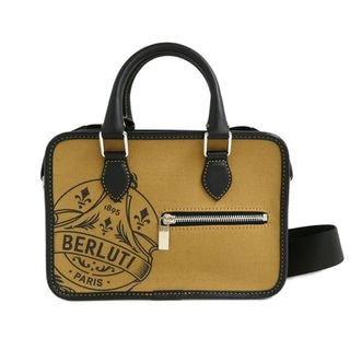 ��̾�Ų��ۡ�BERLUTI�ۥ٥��åƥ� ���󥸥塼�� ����С� 2WAY �ϥ�ɥХå� ���������Хå� �١����� �֥�å� �����Х� �쥶�� ��󥺡���š�