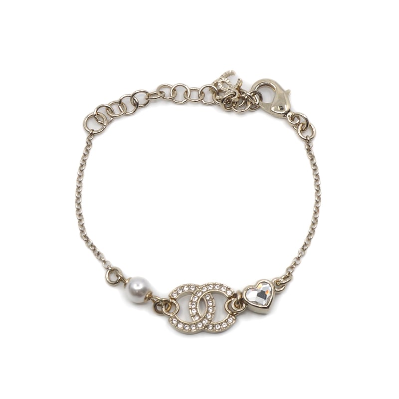 �ڱɡۡ�CHANEL�ۥ���ͥ� �֥쥹��å� �����ޡ��� �ѡ��� �᥿�� 25B �Ӳ����18.5cm ������ɶ�� ��ʪ ������ ����¾ Ȣ����š�