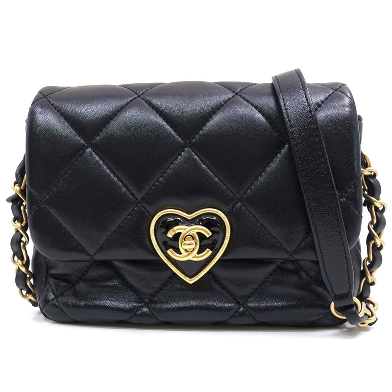 �ڱɡۡ�CHANEL�ۥ���ͥ� �ϡ��ȥ��å��������󥷥������Хå� AS3979 ��ॹ���� BK GD��� �����ॷ�ꥢ�� ���������Хå� ��ǥ���������š�
