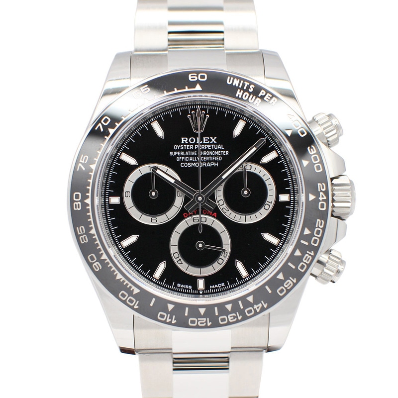 ��̾�Ų��ۡ�ROLEX�ۥ���å��� �ǥ��ȥ� 126500LN ������ �֥�å� SS ��ư���� ��� �ݾڽ��դ� 2024ǯ����š�
