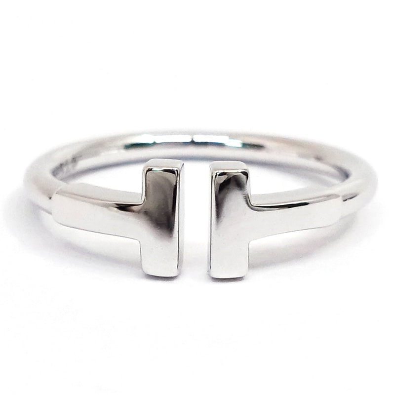 �ڱɡۡ�TIFFANY�ۥƥ��ե��ˡ� K18WG T�磻�䡼 ��� ���� 750WG �϶� ���奨�꡼ ��ǥ����� ��󥺡ڻž夲�ѡۡ���š�