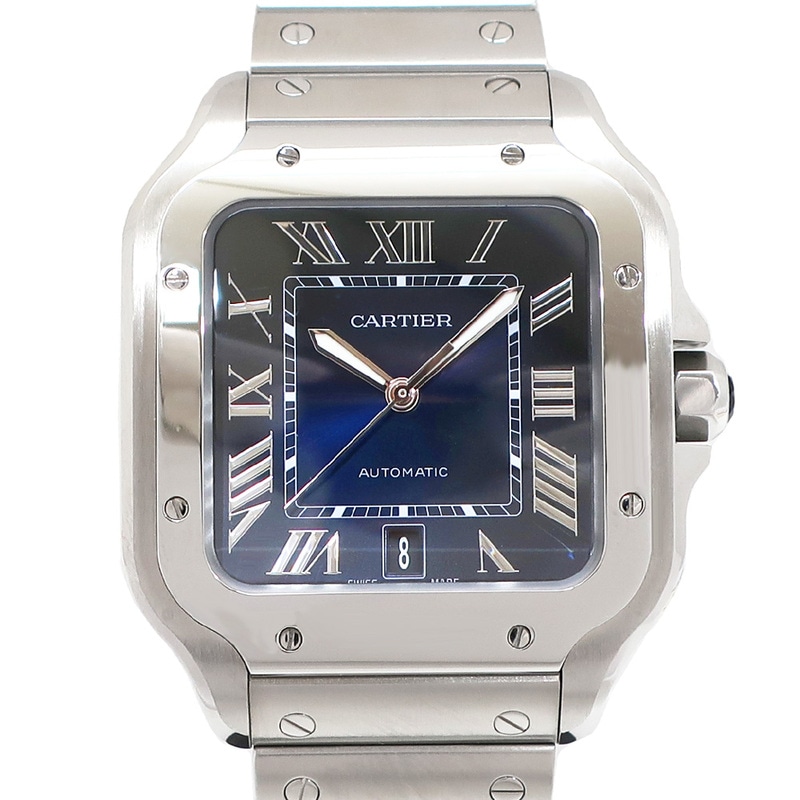 ��ŷ��ۡ�CARTIER�ۥ���ƥ��� ����ȥ��ɥ�����ƥ��� LM WSSA0030 SS �֥롼ʸ���� �쥶�� ��� ��ư���� �ӻ��� �ݾڽ��դ� 2022ǯ����š�