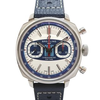 ��ŷ��ۡ�BREITLING�ۥ֥饤�ȥ�� �ȥåץ����� B01 �졼���� AB0177 �֥�å� SS ��ư���� ��� �ӻ��� �ݾڽ��դ�����š�
