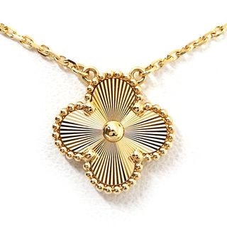 �ڱɡۡ�VAN CLEEF&ARPELS�ۥ����󥯥꡼��&�����ڥ� K18YG ������ơ�������ϥ�֥� �ͥå��쥹 ���襷�� 750YG VCARP4KL00 ��ǥ����� ���奨�꡼����š�