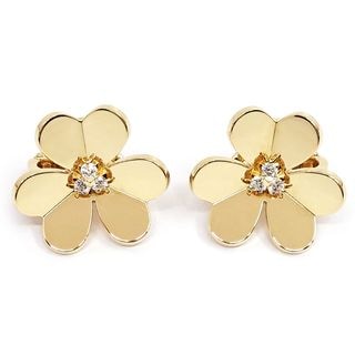 �ڱɡۡ�VAN CLEEF��ARPELS�ۥ����󥯥꡼�ա������ڥ� K18YG �ե������ �顼�� �ԥ��� ��������� VCARB65900 750YG ���奨�꡼ ��ǥ���������š�