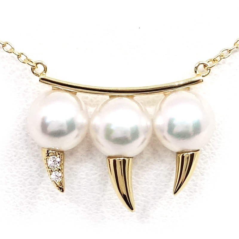 �ڱɡۡ�TASAKI�ۥ����� K18YG �ǥ��󥸥㡼 �ե��� �ͥå��쥹 �ڥ����� ��������� �����俿�� �ѡ��� 750YG ��ǥ����� P-17202-18KYG�ڿ��ʡۡ�̤���ѡۡ���š�