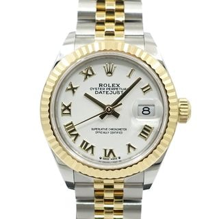 �ڱɡۡ�ROLEX�ۥ���å��� �ǥ��ȥ��㥹��28 �ӻ��� 279173 SS/K18YG �ۥ磻�ȥ����ޥ� ����ӥ꡼ ��ǥ����� 2023ǯ Ȣ �ݾڽ����š�