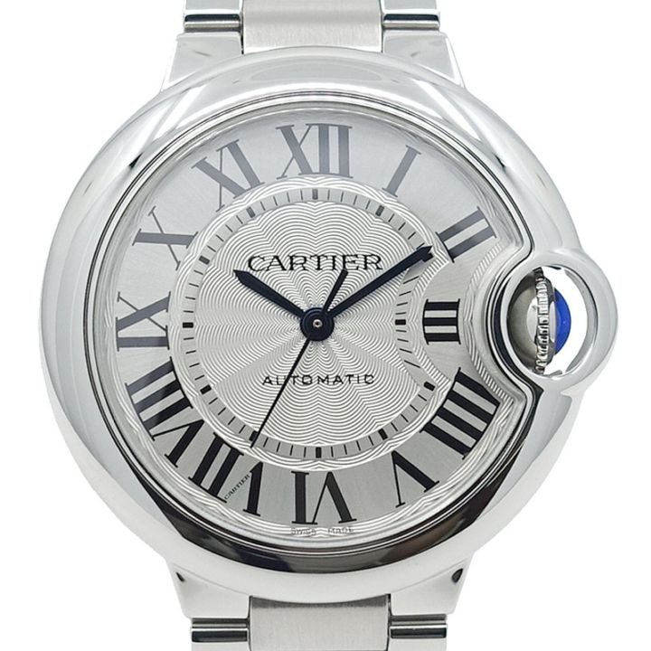 ��̾��ۡ�CARTIER�ۥ���ƥ��� �ӻ��� BALLON BLEU �Х���֥롼 33mm WSBB0044 ����С��� SS ��ư���� ���� ��ǥ����� �ݾڽ� 2022ǯ Ȣ�ڻž夲�ѡۡ���š�