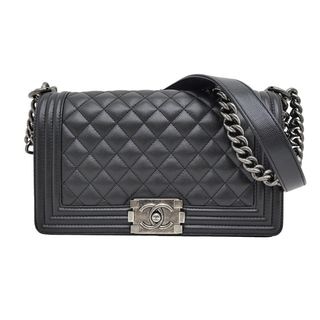 ��̾��ۡ�CHANEL�ۥ���ͥ� �ܡ�������ͥ�25 �������󥷥������Хå� A67086 ����ӥ������� �ޥȥ�å� �֥�å� ����᥿��å���� ��ǥ���������š�