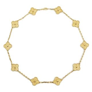 ��̾��ۡ�VAN CLEEF&ARPELS�ۥ����󥯥꡼�ա������ڥ� ������ơ�������ϥ�֥� �ͥå��쥹 10������� �ƥ������㡼�� VCARO1ID00 750YG ��32.9g����š�