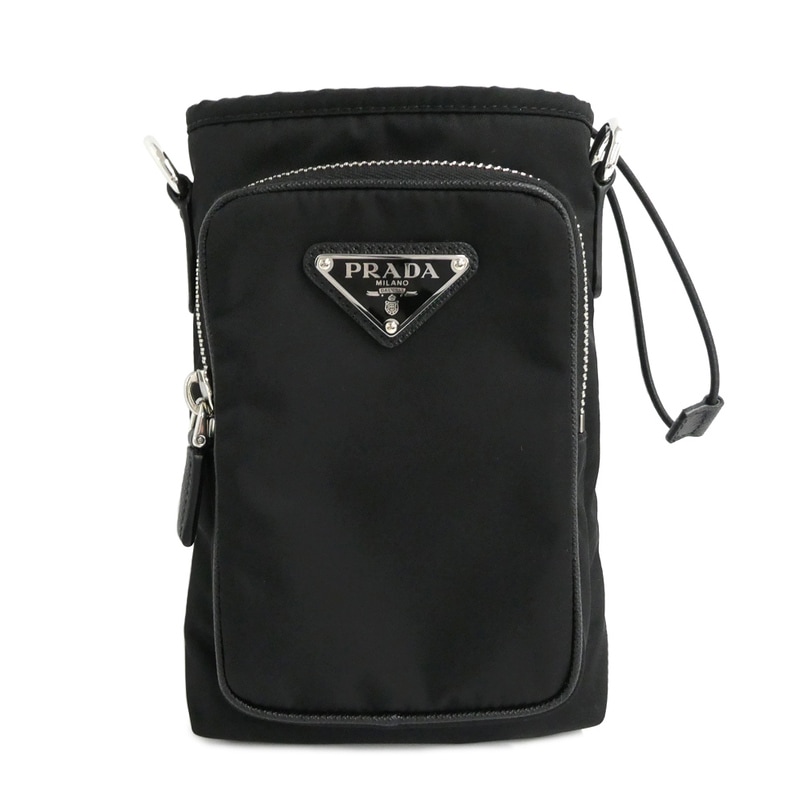 ��̾�Ų��ۡ�PRADA�ۥץ�� Re-Nylon ���ޡ��ȥե��󥱡��� 2ZH155 �֥�å� ����С���� �ݡ��� ���������Хå��ڿ��ʡۡ�̤���ѡۡ���š�