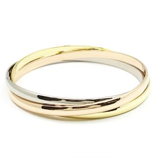 �ڱɡۡ�CARTIER�ۥ���ƥ��� K18YG WG PG �ȥ�˥ƥ� 3���顼 �֥쥹��å� �Х󥰥� 750YG ���奨�꡼ ��ǥ����� ��� �϶�ڻž夲�ѡۡ���š�