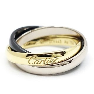 �ڱɡۡ�CARTIER�ۥ���ƥ��� K18YG WG �ȥ�˥ƥ� 3���顼 ��� ���� ����ߥå� 750YG ���奨�꡼ ��ǥ����� ��󥺡ڻž夲�ѡۡ���š�