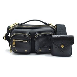 �ڱɡۡ�LOUIS VUITTON�ۥ륤�����ȥ� �桼�ƥ���ƥ� �������ܥǥ� 2WAY M80450 RFID ���������Хå� �ϥ�ɥХå� �֥�å� ������ɶ�����š�
