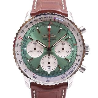 �ڱɡۡ�BREITLING�ۥ֥饤�ȥ�� �ʥӥ����ޡ� B01 �����Υ���� 41 AB0139211L1P1 �ӻ��� SS ��� ���꡼�� �ۥ磻�� ���ꥲ������ Ȣ �ݾڽ����š�
