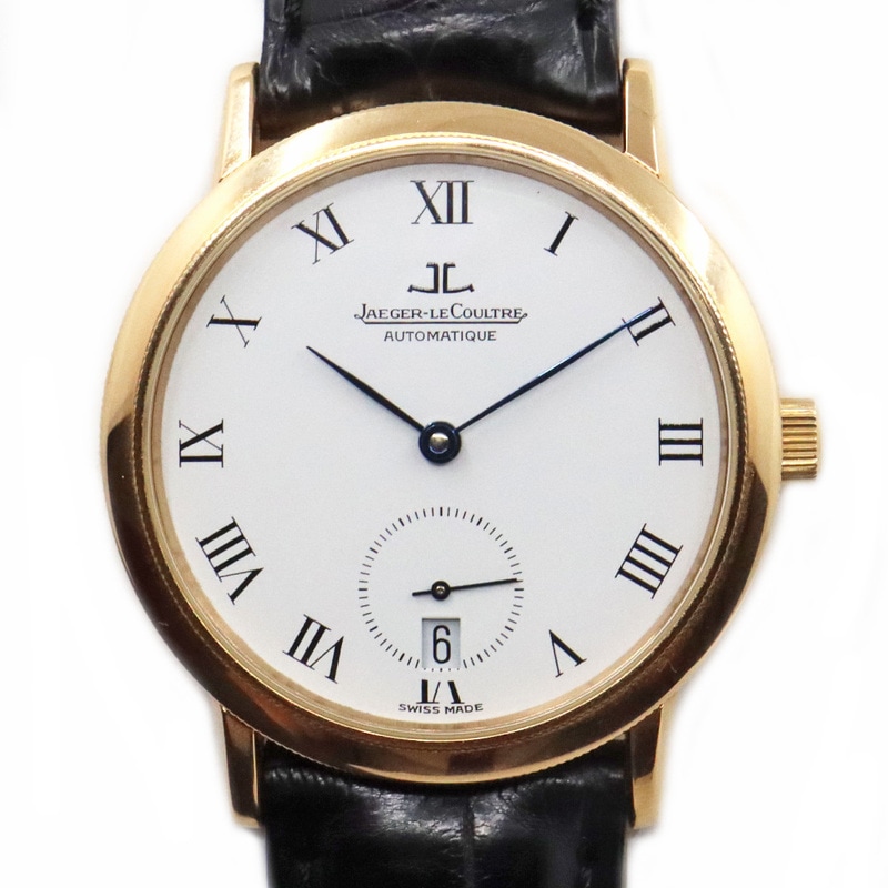 �ڱɡۡ�JAEGER LECOULTRE�ۥ��㥬���륯��� ������ȥ����� 155.2.9 �ۥ磻�� �ӻ��� �ԥ󥯥������ 750PG �쥶�� ��ư���� ��󥺡���š�