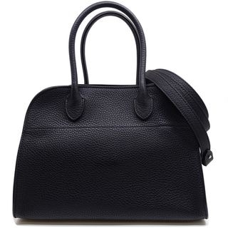 �ڱɡۡ�THE ROW�ۥ����� ���եȥޥ르��10 �ϥ�ɥХå� 2WAY W1190L133 �쥶�� �֥�å� ����С���� ��ǥ����� ���� ��¸�ޡ���š�