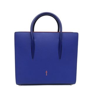 ��ŷ��ۡ�CHRISTIAN LOUBOUTIN�ۥ��ꥹ������֥��� �ѥ��� �ߥǥ����� �ϥ�ɥХå� ���������Хå�2WAY �֥롼 ��å� ���������� �쥶�� �����å� �� ��ǥ���������š�