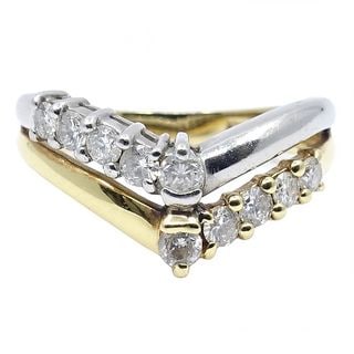 ��̾��ۡ�JEWELRY�ۥ��奨�꡼ ��� ���� ���������0.50ct ��12�� K18YG/Pt900 ��������������� �ץ���� ��4.3g ���� ��ǥ����� Ķ���������� ���ΤΤߡ���š�