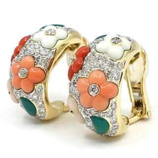 �ڱɡۡ�JEWELRY��K18YG �ե� �ѥ������������ �ա��� ������ �ԥ��� 2WAY ���� �ǥ����� ���� 750YG ���奨�꡼ ���ڻž夲�ѡۡ���š�