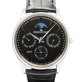 ��̾�Ų��ۡ�JAEGER LECOULTRE�ۥ��㥬���륯��� �ޥ���������ȥ饹��� �ѡ��ڥ��奢�륫������ Q1308470 �֥�å� SS �� ��ư���� ��� �ݾڽ��դ�����š�