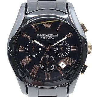 ��̾��ۡ�EMPORIO ARMANI�ۥ���ݥꥪ ����ޡ��� �ӻ��� CERAMICA ����ߥ� AR-1410 ���� ������������� 44mm BK����ߥå� �������� ���� ��� Ȣ����š�