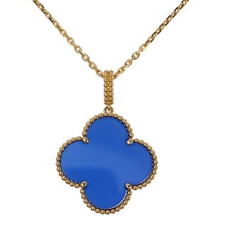 ��̾��ۡ�VAN CLEEF&ARPELS�ۥ����󥯥꡼�ա������ڥ� �ޥ��å� ����ϥ�֥� ���󥰥ͥå��쥹 1������� VCARP6LA00 750YG 18K ��������������� �֥롼�������� �ڥ����� ���奨�꡼����š�