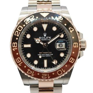 ��ŷ��ۡ�ROLEX�ۥ���å��� GMT�ޥ�����2 126711CHNR ������ �֥�å� SS RG ��ư���� ��� �ݾڽ��դ� 2022ǯ �ӻ��ס�OH���ž夲�Ѥߡۡ���š�