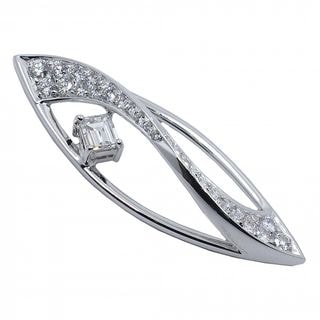 ��̾��ۡ�JEWELRY�ۥ��奨�꡼ �ڥ����ȥȥå�/�ͥå��쥹�ȥå� ���������0.29ct/0.53ct 750WG �ۥ磻�ȥ������ ��3.1g Ķ���������� ���������꡼ ���ΤΤߡ���š�