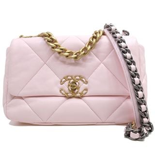 �ڱɡۡ�CHANEL�ۥ���ͥ� ����ͥ�19 �ǥ����̥� AS1160 ��ॹ���� �ԥ� GD/SV��� �ޥȥ�å� �����ॷ�ꥢ�� ���������Хå� ��ǥ����� ��¸�ޡ���š�