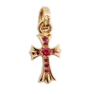 ��ŷ��ۡ�CHROME HEARTS�ۥ�����ϡ��� �٥��ӡ��ե��åȥ����� �ڥ����ȥȥå� ��ӡ� 22K ���奨�꡼ BABY FAT CROSS �ڿ��ʡۡ�̤���ѡۡ���š�
