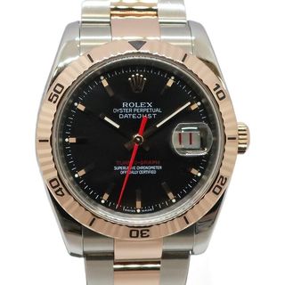 ��ŷ��ۡ�ROLEX�ۥ���å��� �ǥ��ȥ��㥹�� �����Υ���� 116261 �֥�å� SS PG ���������� ��ư���� ��� �ݾڽ��դ� �ӻ��ס���š�