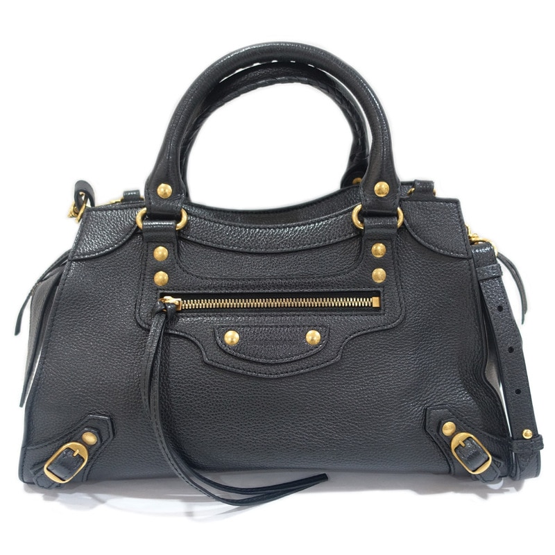 �ڱɡۡ�BALENCIAGA�ۥХ�󥷥��� �ͥ� ���饷�å� ���ƥ� 638521 �쥶�� �֥�å� 2WAY�Хå� �ϥ�ɥХå� ��ǥ���������š�