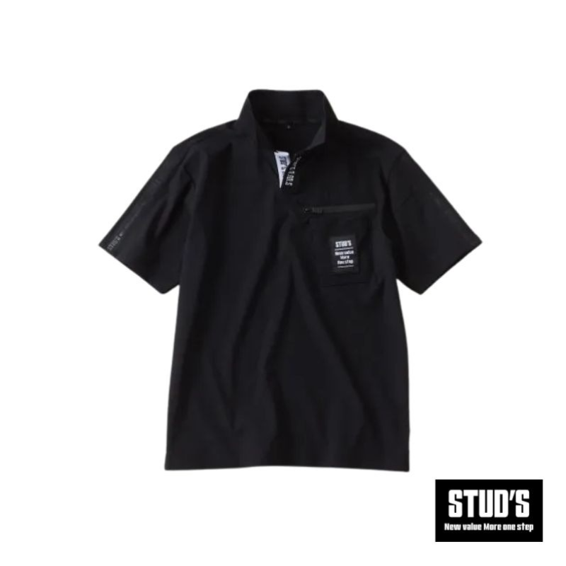 スタッズ（STUD'S） ハイストレッチ冷感半袖Vネックポロシャツ S8554