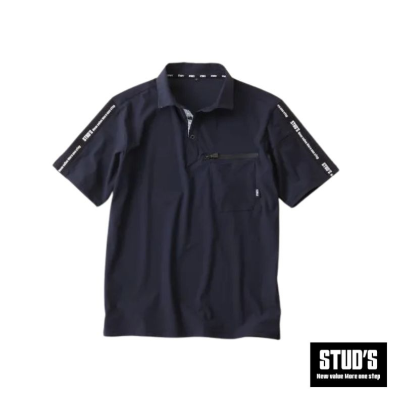 STUD'S S8551 ハイストレッチ冷感半袖ポロシャツ｜接触冷感・吸汗速乾