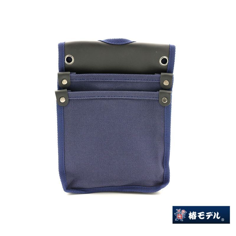 侍BLACK 帆布電工腰袋3段 黒