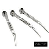 ツイストリジットサス2本セット 本日の製作品になります✨ ステンレス 電工ハンマーの極太ツイン