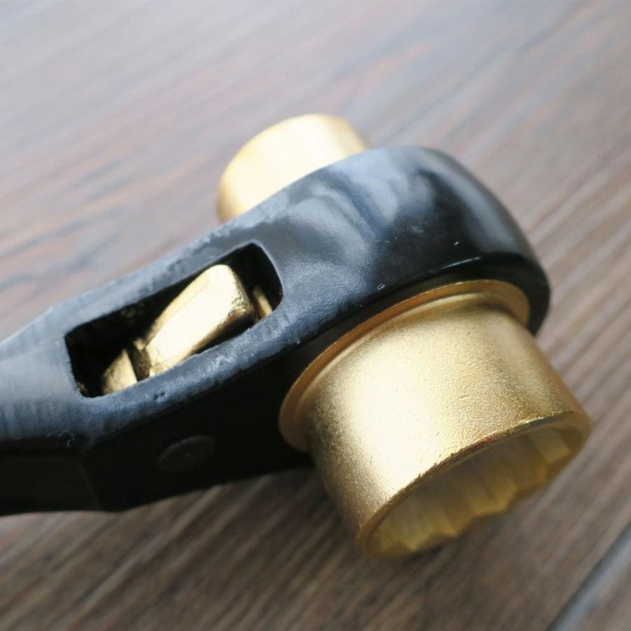 TOP トップ工業 黒金ラチェット 鳶仕様 ラチェットレンチ｜職人さん