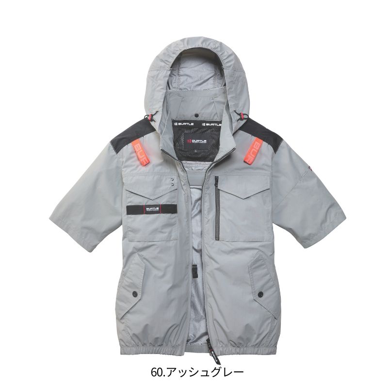 バートル 空調服 AC1156 半袖 ハーネス対応 サイドファン エアー