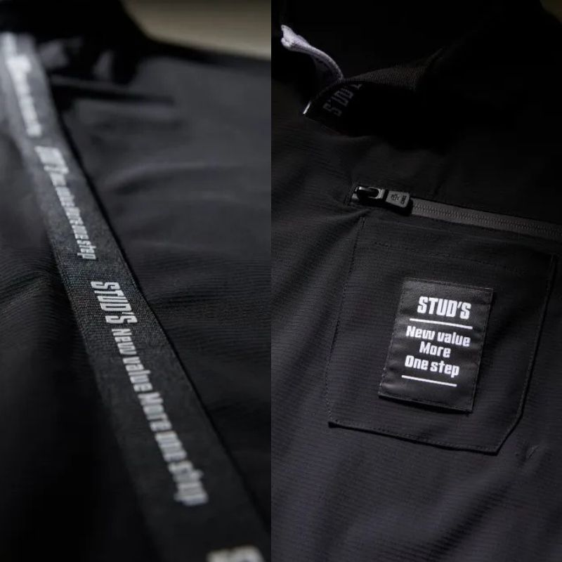 スタッズ（STUD'S） ハイストレッチ冷感半袖Vネックポロシャツ S8554