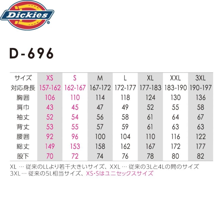Dickies ディッキーズ D-696 ストレッチウォバッシュ ツナギ