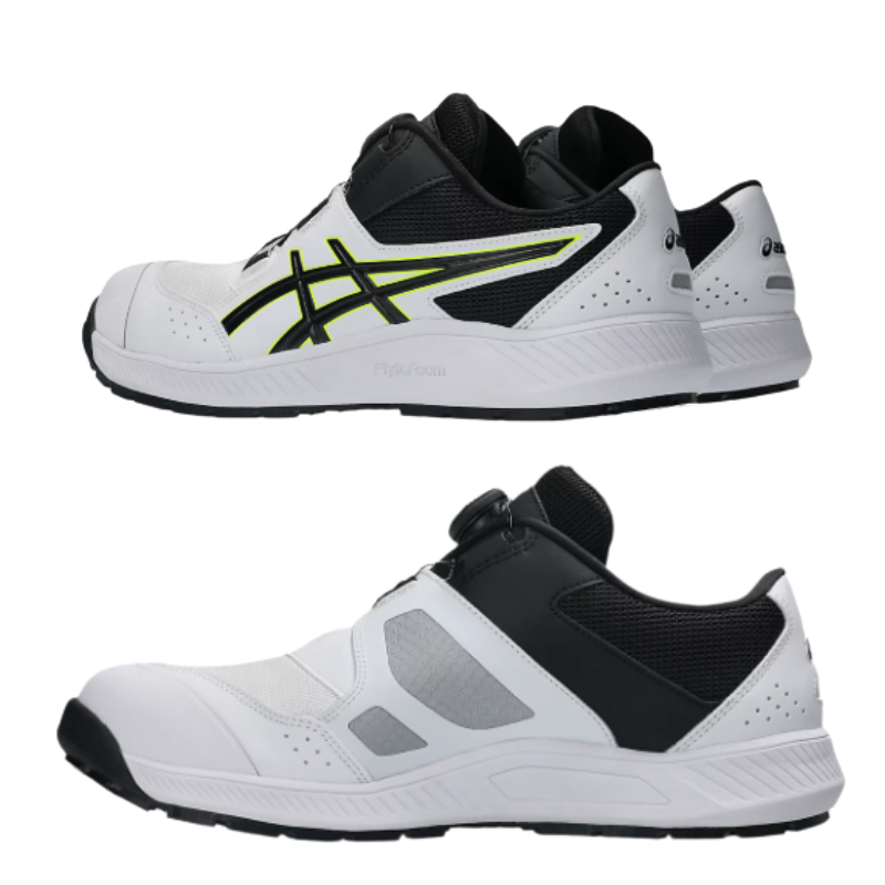 asics アシックス CP228-100 ホワイト×ブラック 2026年 新作 安全靴